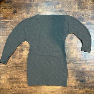 Zara Charcoal Pin Strips Dress